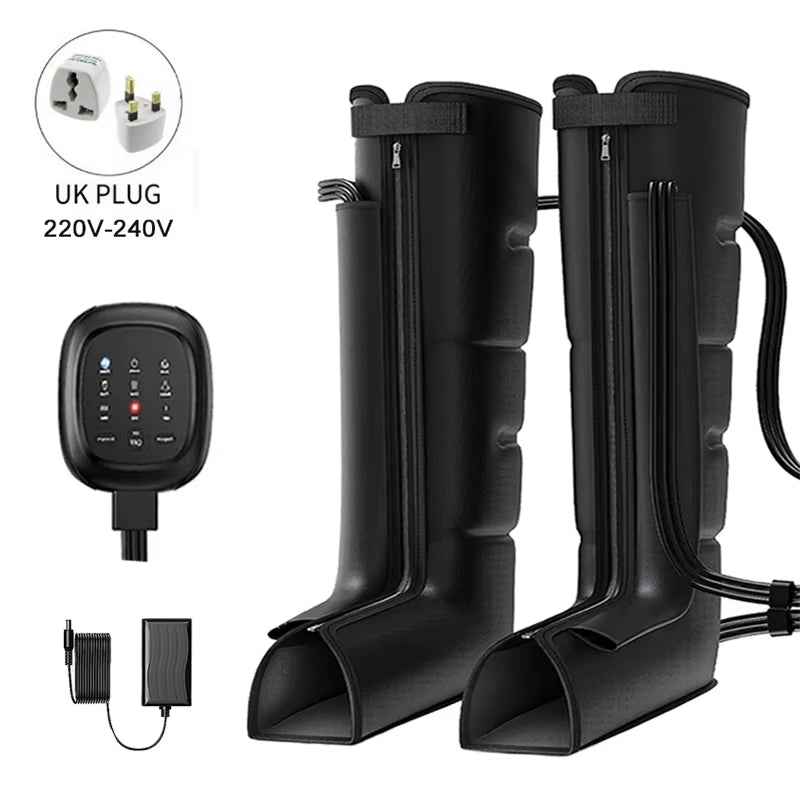 Air Compression Circulation Leg Massage Air Pressure Recovery Boots Power Pump Lymphatic Drainage Device Professional Athletes