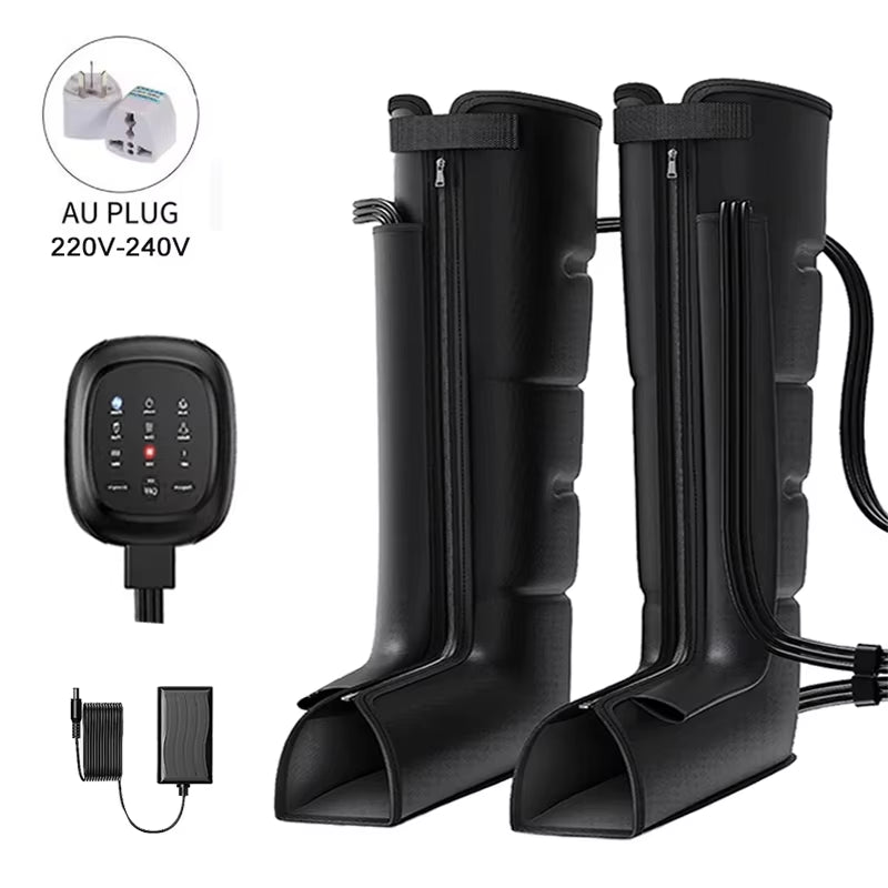 Air Compression Circulation Leg Massage Air Pressure Recovery Boots Power Pump Lymphatic Drainage Device Professional Athletes