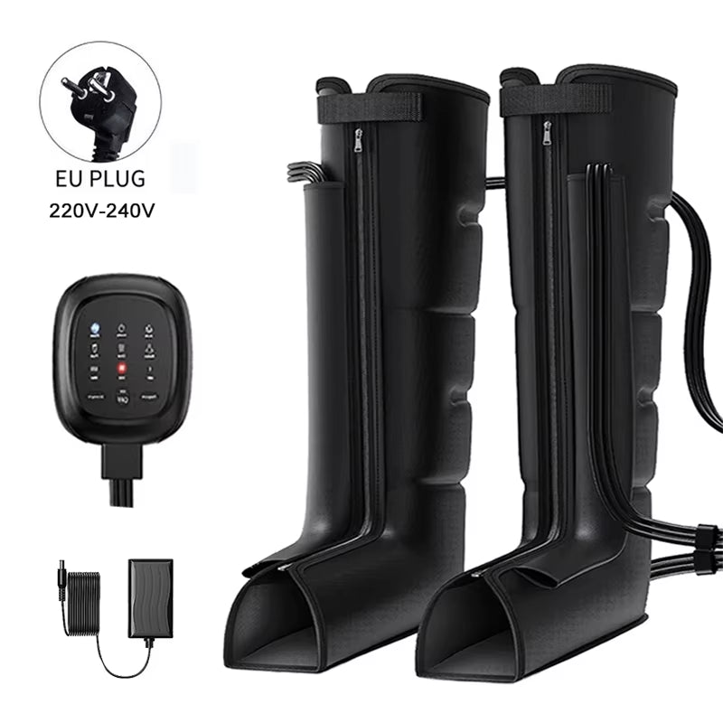 Air Compression Circulation Leg Massage Air Pressure Recovery Boots Power Pump Lymphatic Drainage Device Professional Athletes