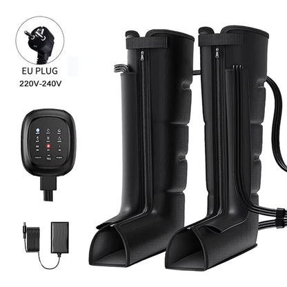 Air Compression Circulation Leg Massage Air Pressure Recovery Boots Power Pump Lymphatic Drainage Device Professional Athletes