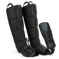 Air Compression Leg Recovery System Foot Massager for Circulation and Relaxation Calf Massage Muscle Pain Relief Device — Studio Shot