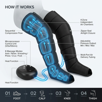 Air Compression Leg Recovery System Foot Massager for Circulation and Relaxation Calf Massage Muscle Pain Relief Device — How It Works