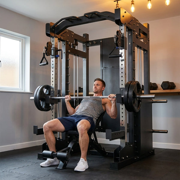 Home Gym Smith Machine Cable Crossover Weightlifting Sports Training