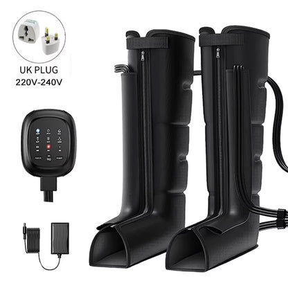 Air Compression Circulation Leg Massage Air Pressure Recovery Boots Power Pump Lymphatic Drainage Device Professional Athletes