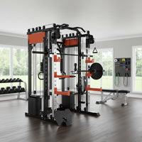 Home Gym Smith Machine Cable Crossover Weightlifting Sports Training